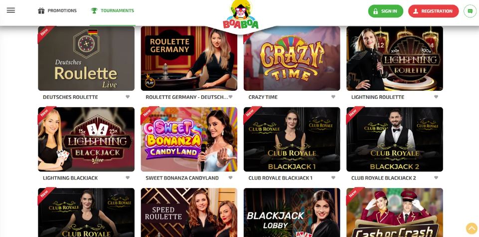 Boa Boa Casino Live