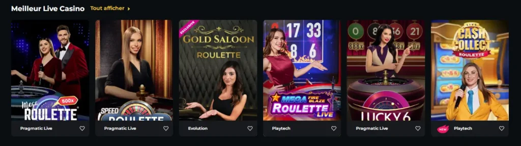 boomerang casino live casino