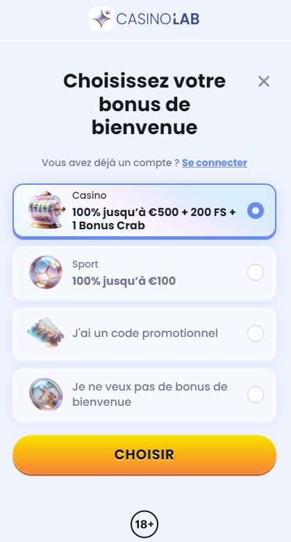casinolab bonus
