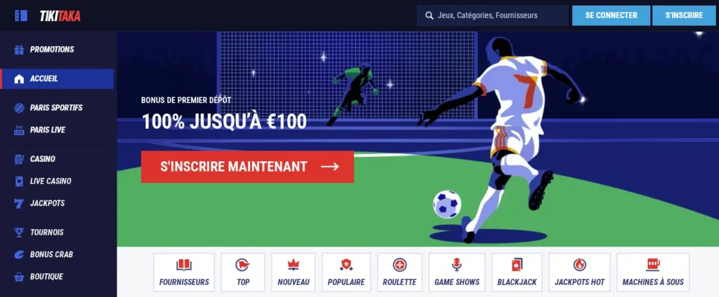 tikitaka page d'accueil