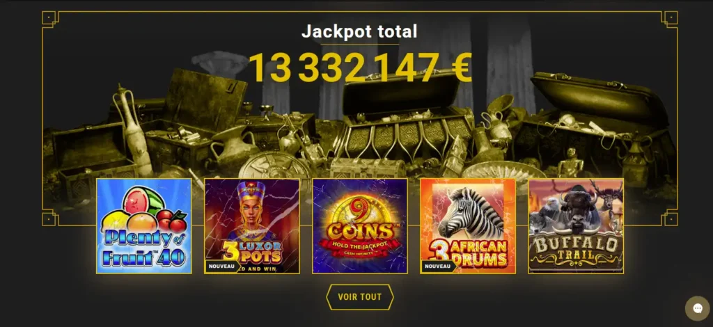 casinoly jackpot argent
