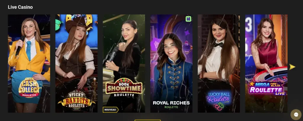 casinoly live casino