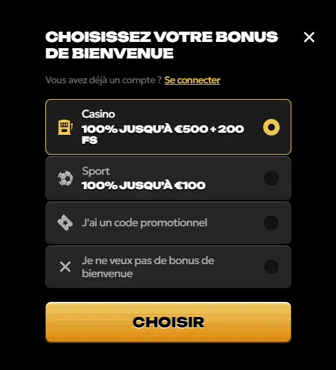 spinsy inscription bonus